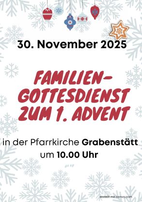 Fam.GD Advent, © ©Pfarrei Grabenstätt Fam.GD Advent, © ©Pfarrei Grabenstätt