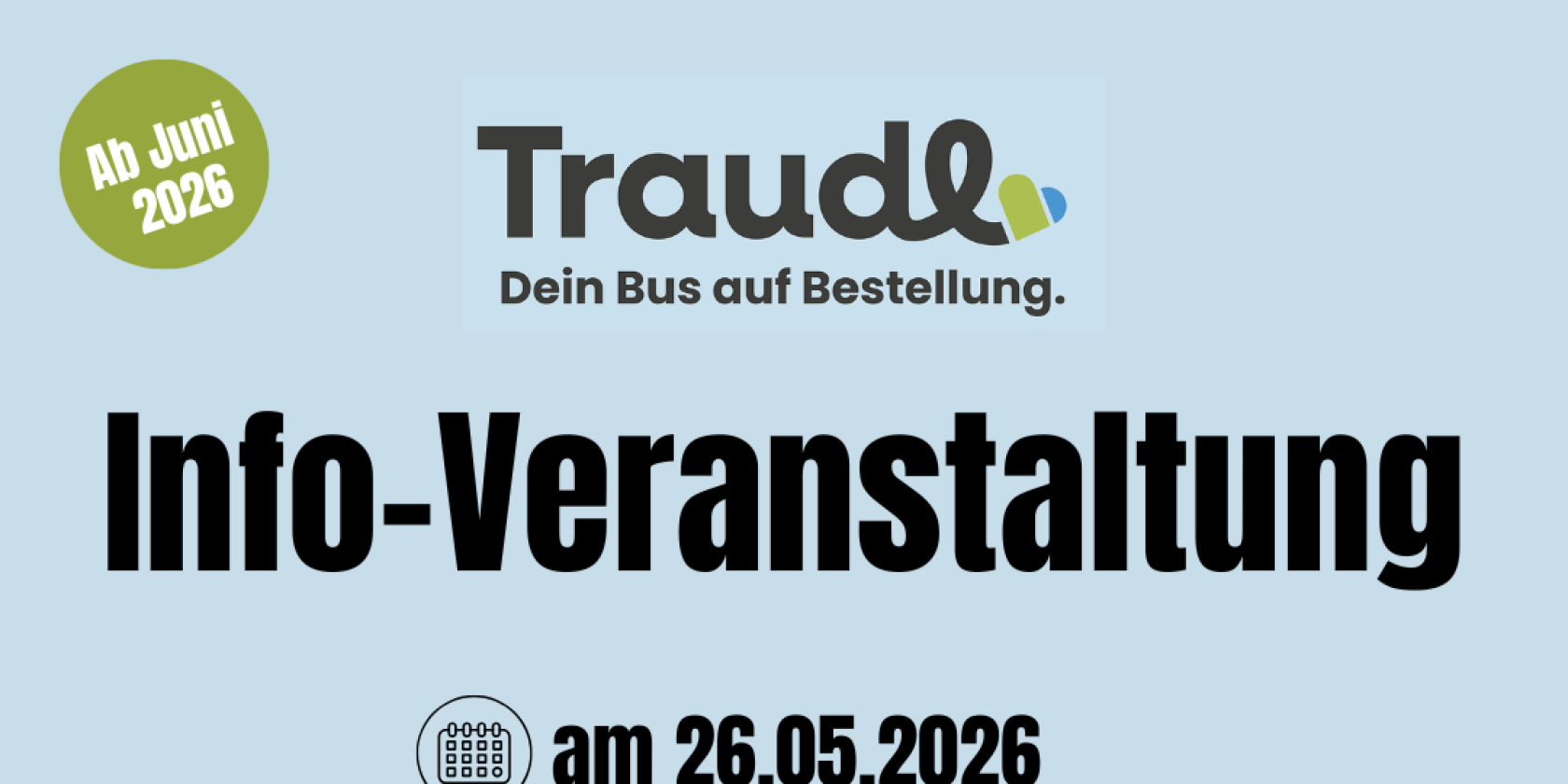 Flyer Infoveranstaltung Traudl Flyer Infoveranstaltung Traudl