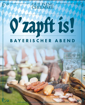 Ising Bayrischer Abend, © Hotel Gut Ising Ising Bayrischer Abend, © Hotel Gut Ising