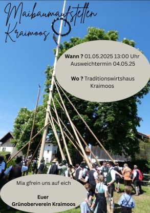 Grün-Ober-Verein: Maibaumaufstellen, © ©GOV