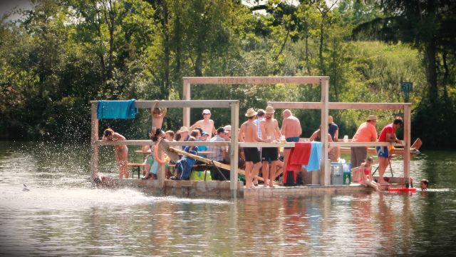 Alzfloßfahrt, © Familie Niedermaier