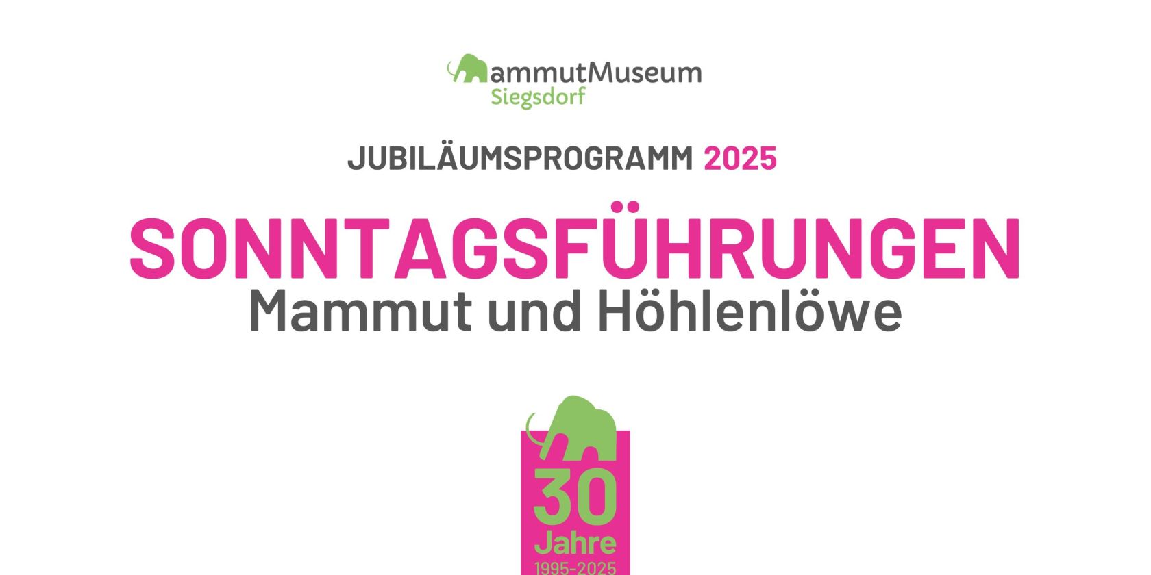 Sonntagsführungen Mammut und Höhlenlöwe, © Tourist-Info Siegsdorf