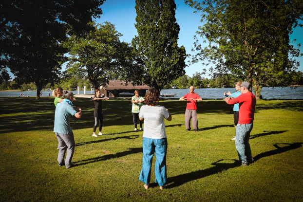 Qigong am See, © Tourist-Info Waginger See