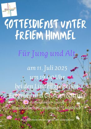 Gottesdienst unter freiem Himmel 11.07.(1), © Pfarrverband