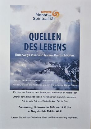 Quellen des Lebens, © evang. - luther. Kirchengemeinde