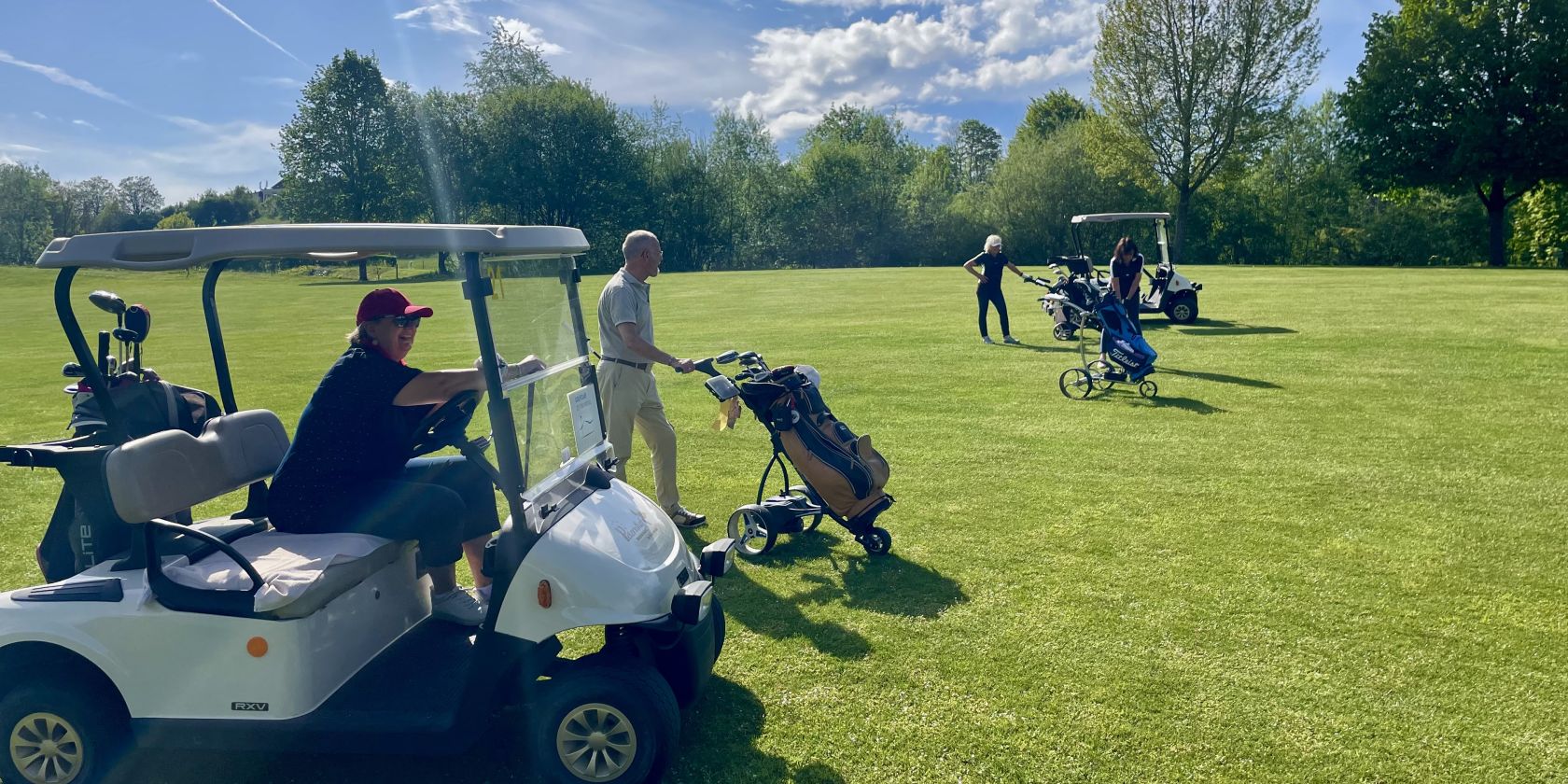 Golfspieler am Golfplatz, © GC Ret im Winkl
