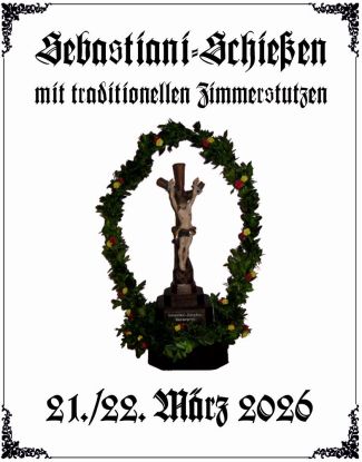 Zimmerstutzen Sch&uuml;tzengesellschaft Grabenst&auml;tt: Sebastianischie&szlig;en mit traditionellen Zimmerstutzen, &copy; &copy;ZSG Grabenst&auml;tt