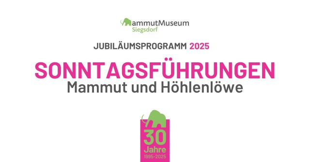 Sonntagsführungen Mammut und Höhlenlöwe, © Tourist-Info Siegsdorf