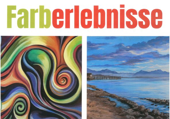 Bilderausstellung "Farberlebnisse" von Wolfgang Mock