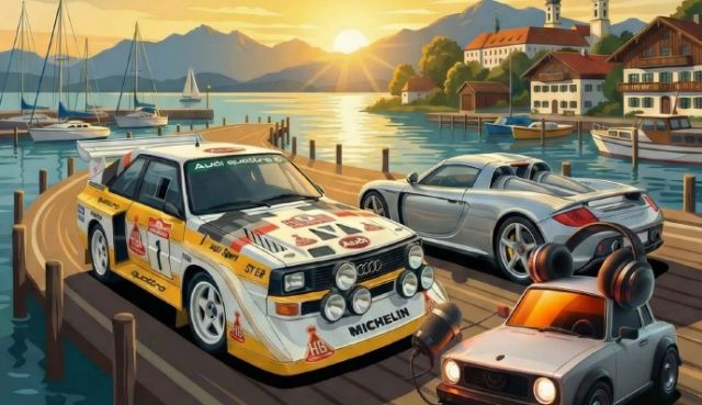 Garagen Podcast Cars & Chiemsee, &copy; Garagen Podcast