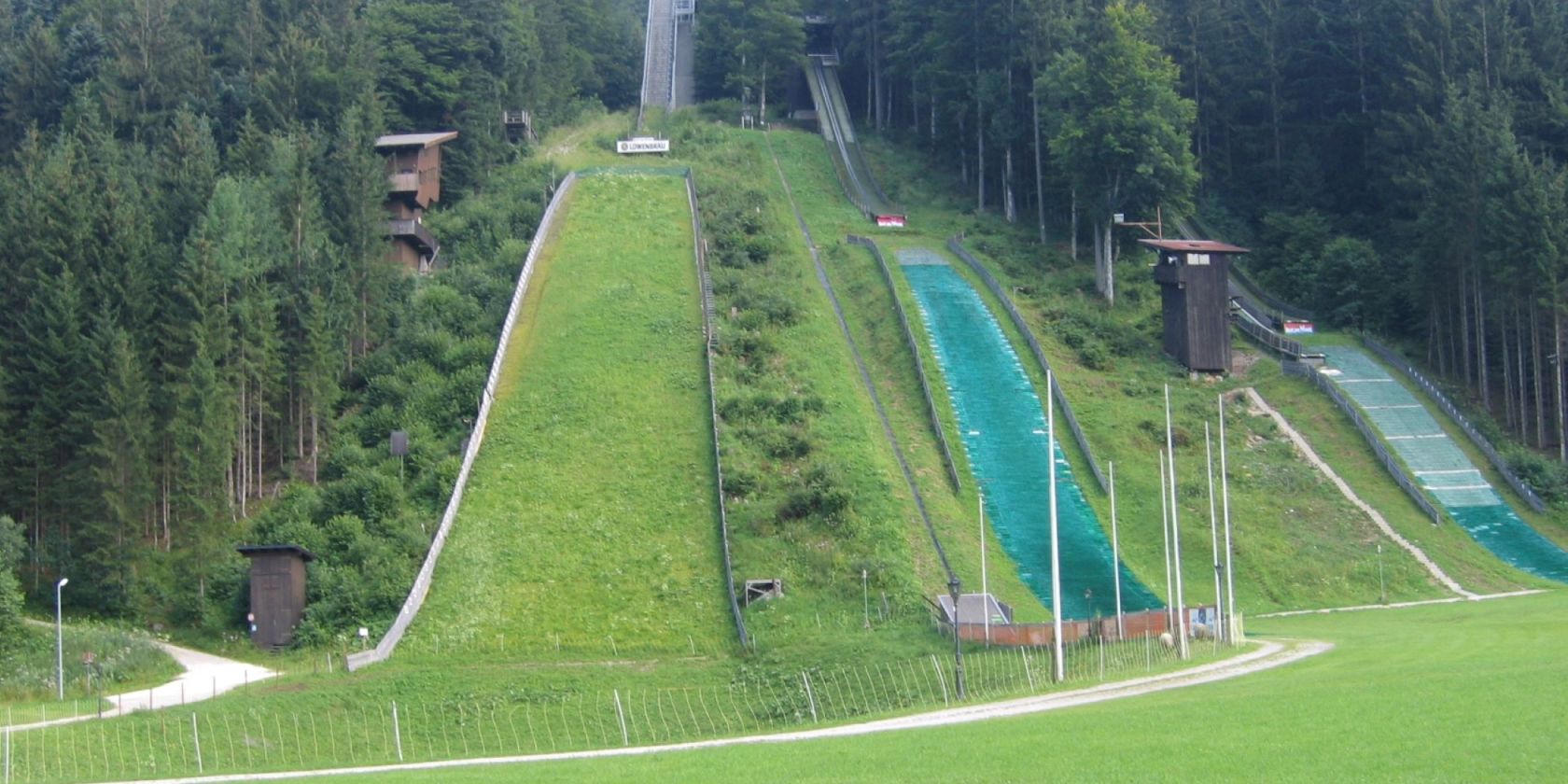 Sprungschanze im Sommer, © unbekannt