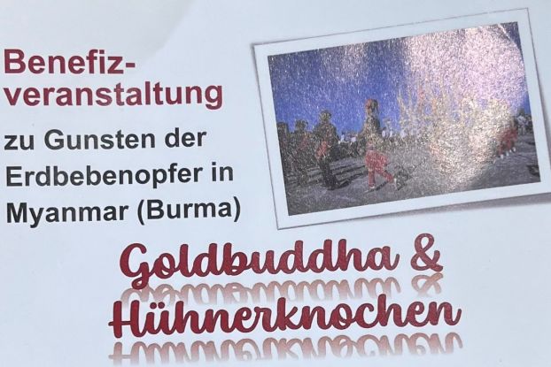 Goldbuddha & Hühnerknochen