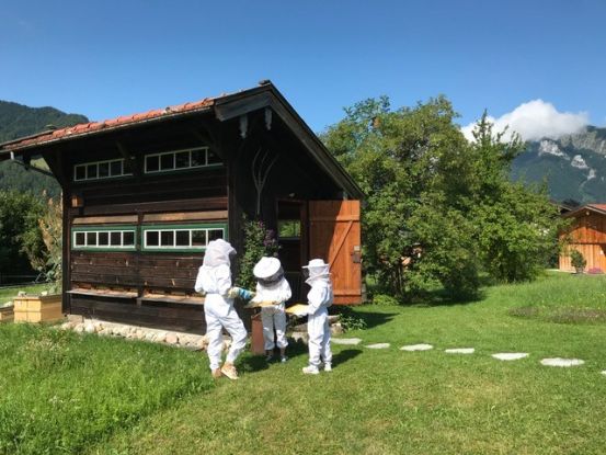 Zu Besuch im Bienenhaus