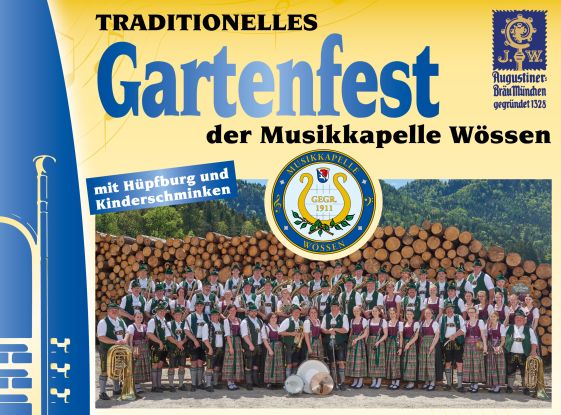 Gartenfest mit der Musikkapelle Wössen