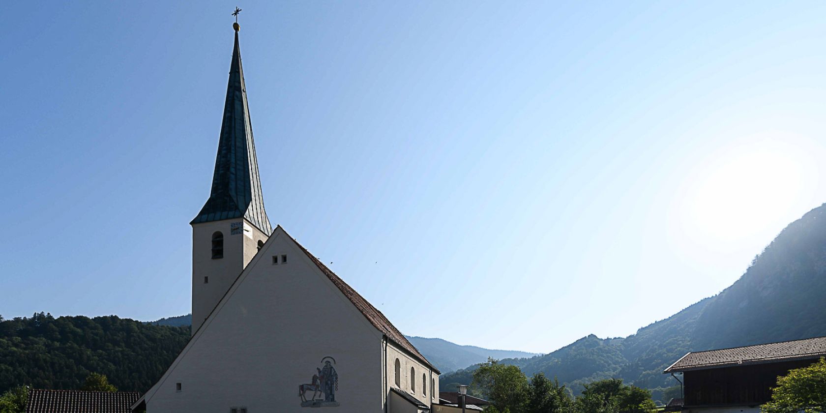 Die Kirche von Oberwössen, © Wolfgang Ehn | Achental Tourismus