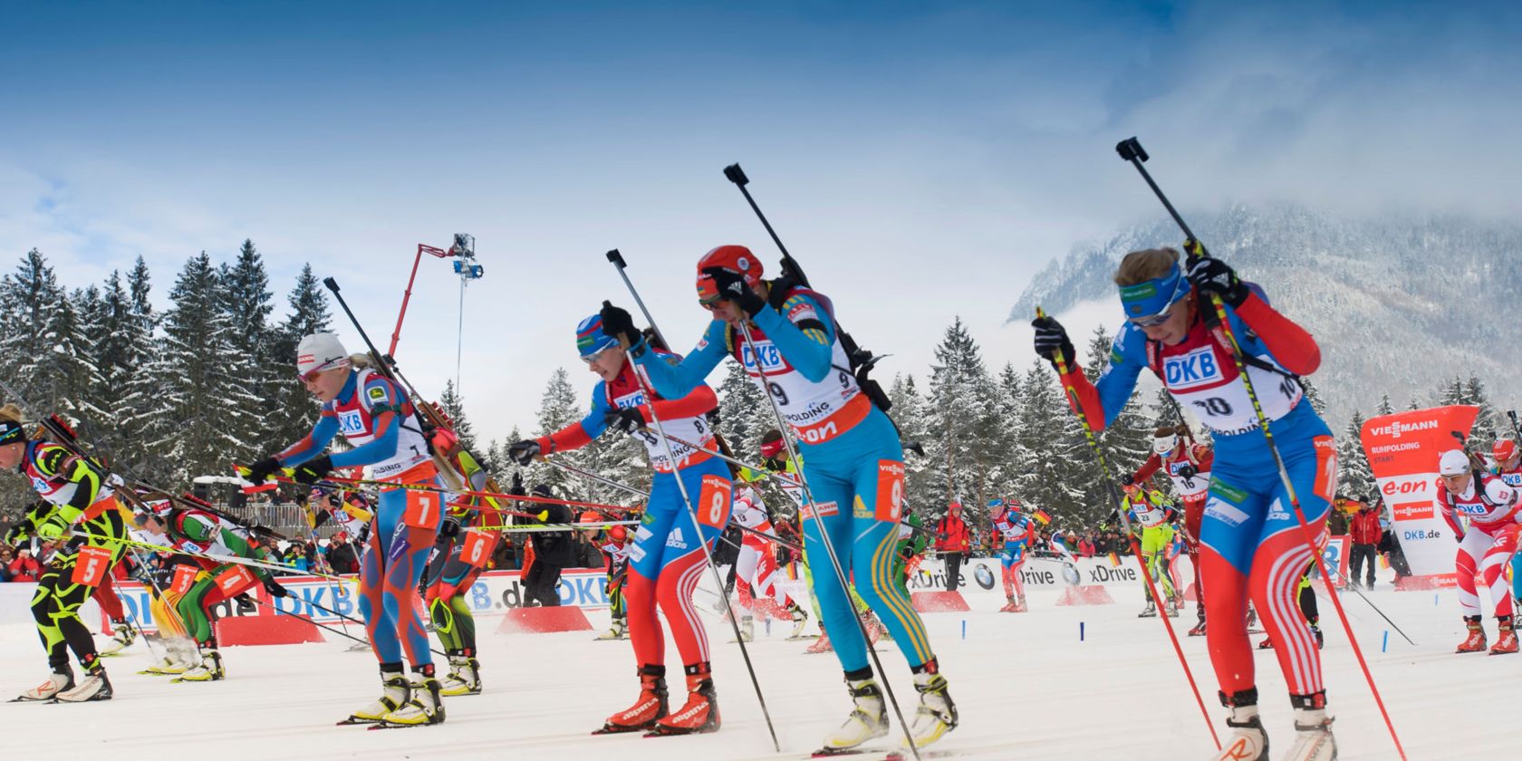Massenstart Biathlon, © Ruhpolding Tourismus