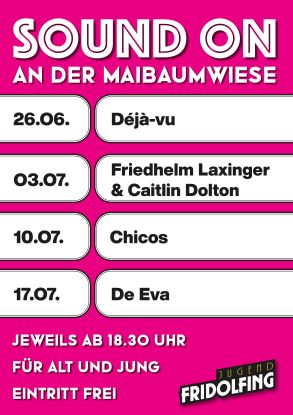 Sound On, © Jugendbeauftragte Gemeinde Fridolfing