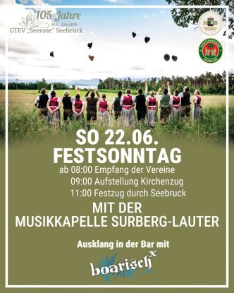 22.06. Festsonntag, © GTEV "Seebruck" Seebruck