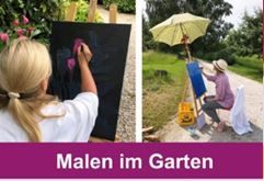 Malen im Garten, © Christa Tauser