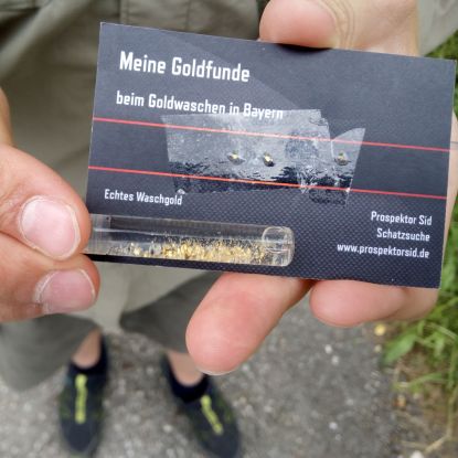 Goldwaschen an der Traun - eine geologische Zeitreise