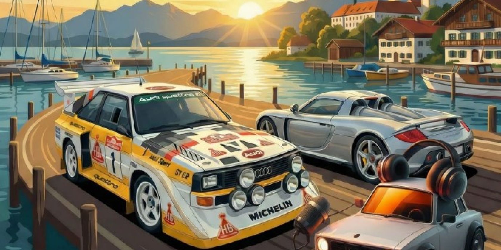 Garagen Podcast Cars & Chiemsee, &copy; Garagen Podcast