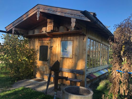 Besichtigung am Bienenschauhaus, © Tourist-Info Grassau