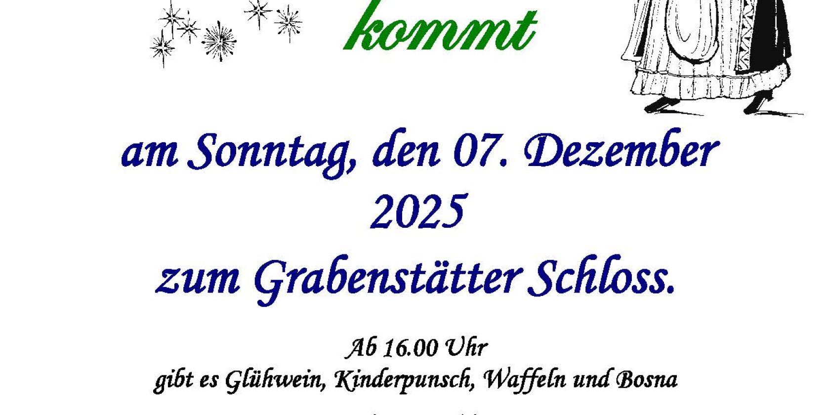 Nikolaus-Plakat 2025, © ©TSV Grabenstätt/GTEV Chiemgauer Grabenstätt