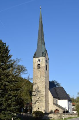 Church tour in the parish church of St. Valentin, © Pfarrei St. Georg.