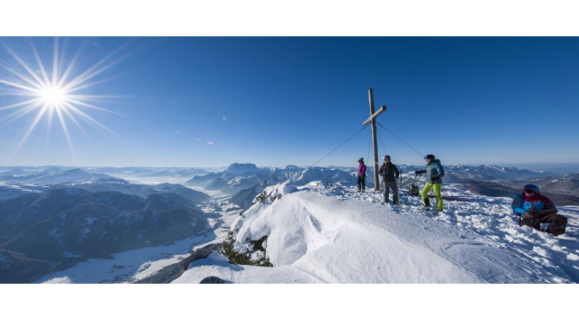 Auf dem Gipfel, © Chiemgau Tourismus