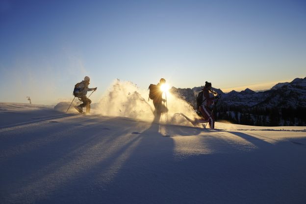 Schneeschuhwanderer, © Eisele Hein