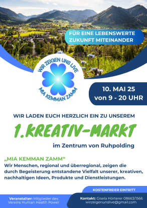 Flyer Kreativ-Markt 10. Mai 25