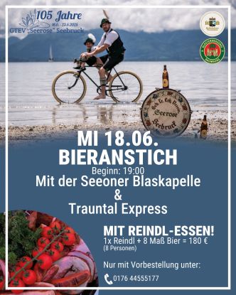 18.06. Bieranstich, © GTEV "Seerose" Seebruck